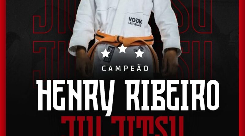 Henry Ribeiro é Campeão Mineiro de Jiu-Jitsu!