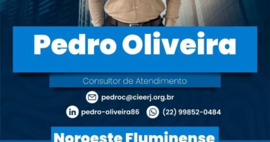 Entrevista com Pedro Oliveira, consultor de atendimento do CIEE no Noroeste Fluminense