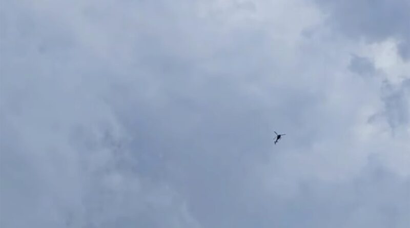 Helicóptero sobrevoa Natividade e região Noroeste após fortes chuvas