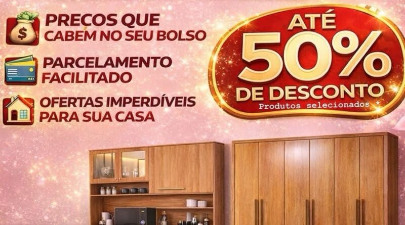 Novo Lar Móveis lança promoção especial com até 50% de desconto no Dia da Mulher e Semana do Consumidor