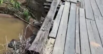 Ponte entre Querendo e Ourânia preocupa moradores e motoristas