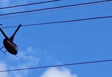 Mais um helicóptero pousa em Natividade nesta segunda-feira (30/03)