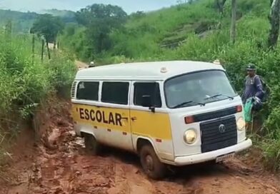 Abandono na estrada entre Braúna e Natividade prejudica estudantes e produtores rurais