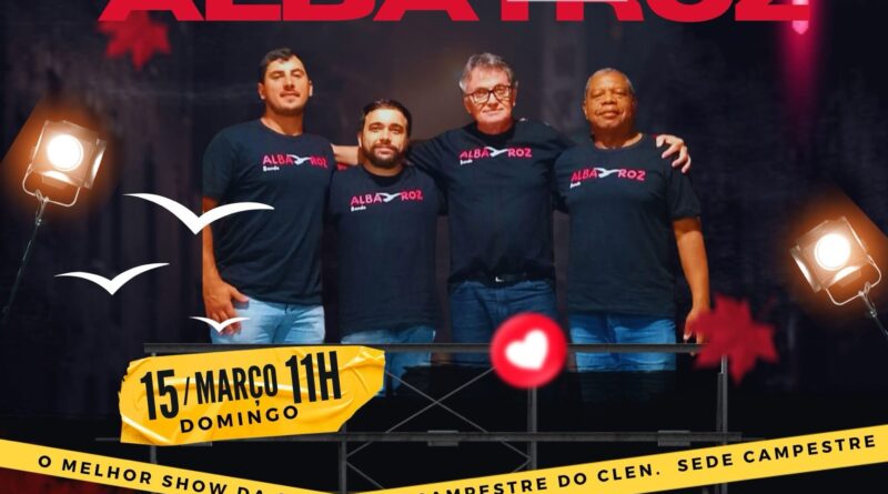 CLEN promove domingo musical com show da Banda Albatroz para associados