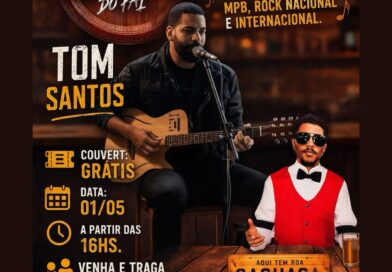 Feriado de 1º de Maio terá música ao vivo e clássicos do rock e MPB no Boteco do Pai