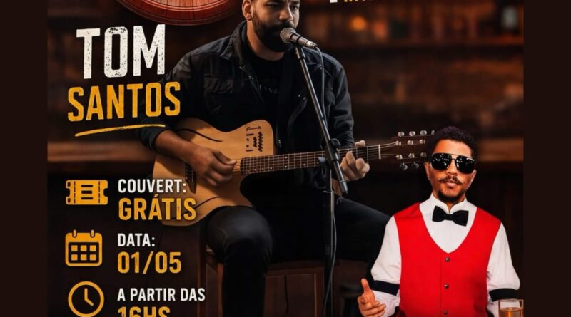 Feriado de 1º de Maio terá música ao vivo e clássicos do rock e MPB no Boteco do Pai