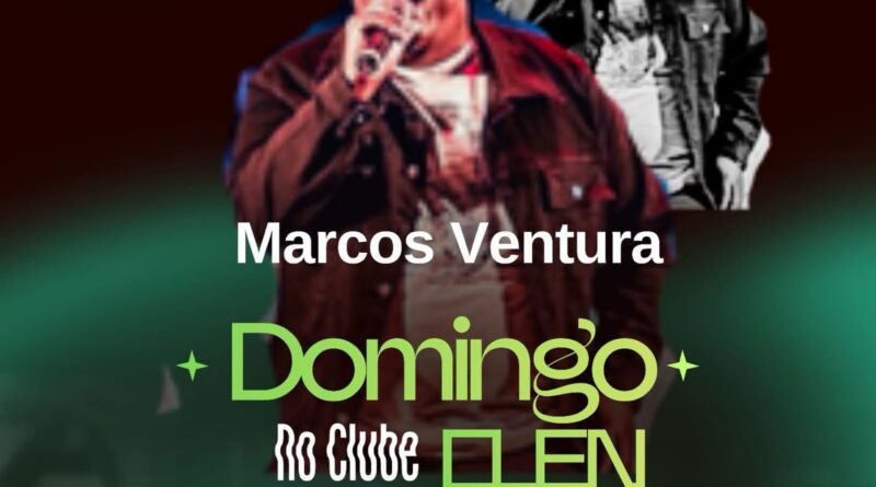 Domingo tem música ao vivo com Marcos Ventura na sede campestre do CLEN