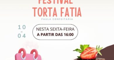 Centro de Natividade terá tarde especial com Festival de Tortas da Paula Confeitaria