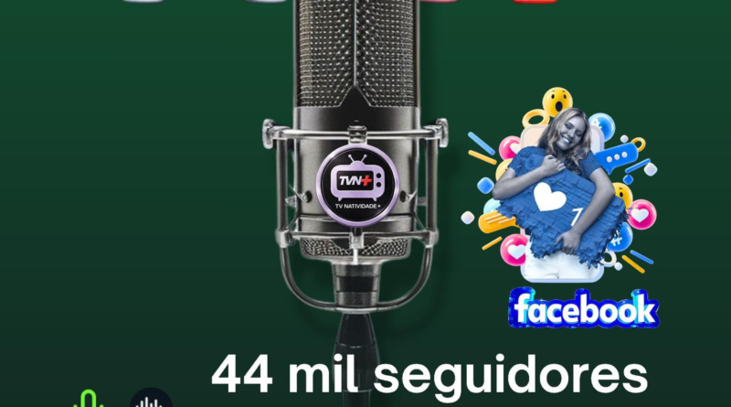 TVN+ acaba de alcançar a incrível marca de 44 MIL seguidores reais no Facebook!
