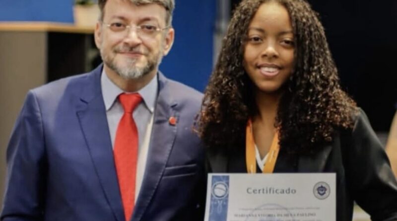 De Natividade para a Alerj: estudante do Francisco Portella leva voz dos jovens ao Parlamento Juvenil