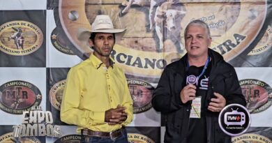 Expo Tombos 2026: Entrevista com Marciano Teixeira e o Locutor de Rodeio Oto Koch