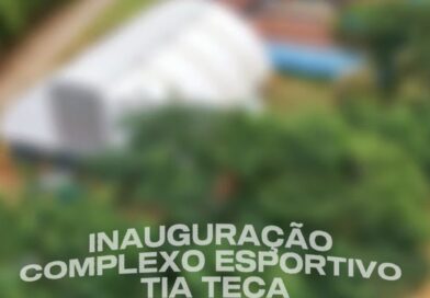 Comunidade do Querosene recebe o novo Poliesportivo Tia Teca em Tombos