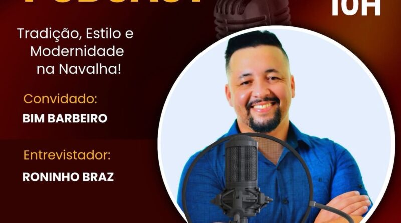 Bim Barbeiro é o convidado do Podcast Pah Pow desta terça na TVN+