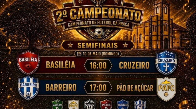 Semifinal do Campeonato da Praça movimenta o Distrito de Ourânia neste domingo