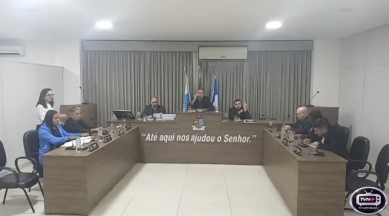 AO VIVO: Acompanhe a Transmissão da Sessão Ordinária da Câmara Municipal de Vereadores de Natividade