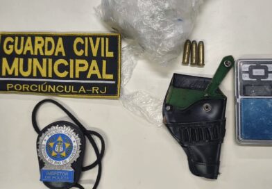 Ação integrada identifica suspeitos de disparos em via pública e apreende munições em Porciúncula