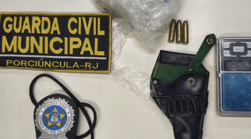 Ação integrada identifica suspeitos de disparos em via pública e apreende munições em Porciúncula