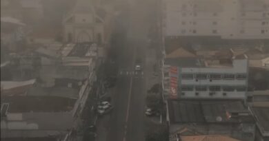 Natividade amanhece sob forte nevoeiro e encanta em imagens aéreas