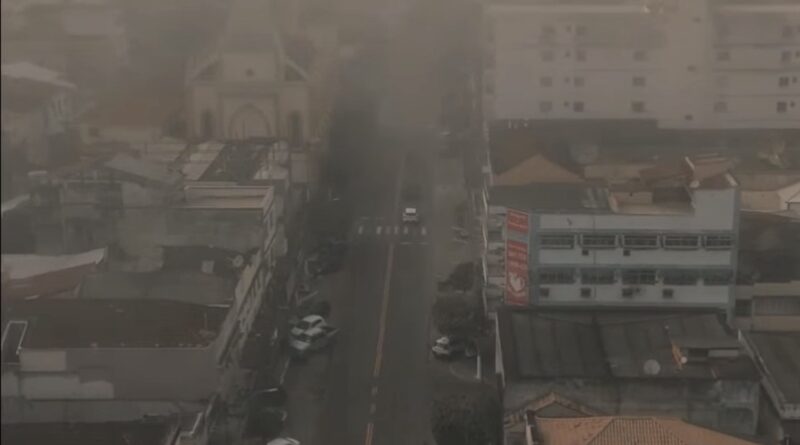 Natividade amanhece sob forte nevoeiro e encanta em imagens aéreas