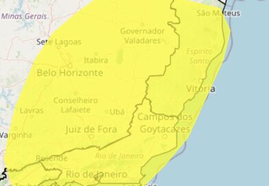 INMET Emite Alerta de Tempestade para Regiões do Norte e Noroeste Fluminense