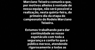 Atenção Natividade, hoje não haverá rodeio!