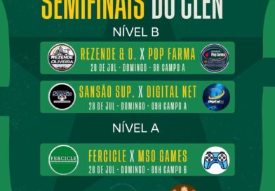 Clen vibra no domingo: semifinais do futebol e show ao vivo marcam dia de decisão e festa na sede campestre