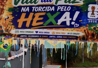 O clima da Copa do Mundo já tomou conta do Bairro Vila da Paz, em Natividade
