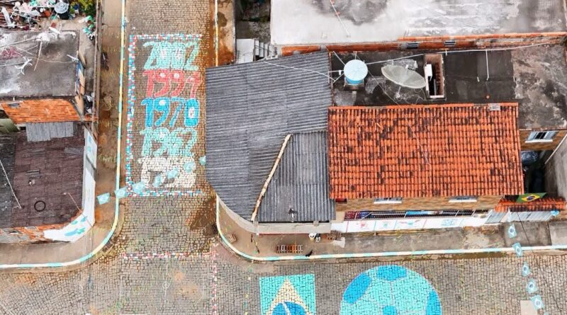 O clima da Copa do Mundo também tomou conta do bairro Tubiacanga, em Natividade
