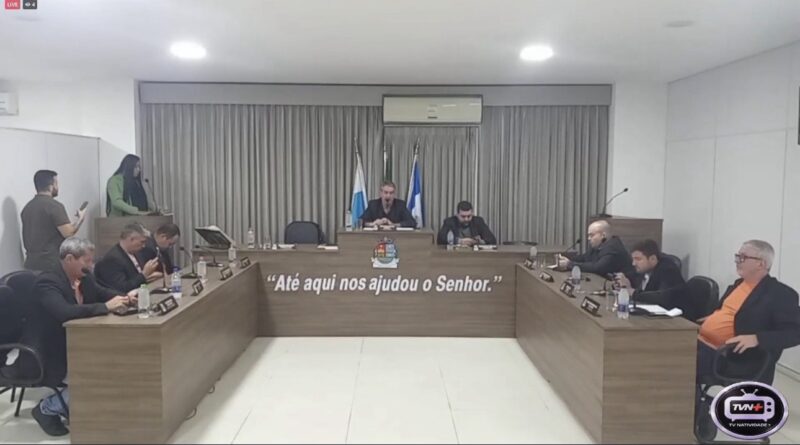 Acompanhe a Transmissão da Sessão Ordinária da Câmara Municipal de Vereadores de Natividade| 08/06/2026