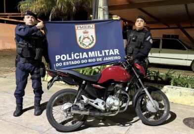 Motocicleta é apreendida com escapamento irregular em Natividade