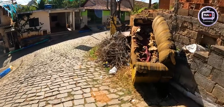 TVN+ mostra a realidade do acúmulo de lixo em diversos bairros de Natividade
