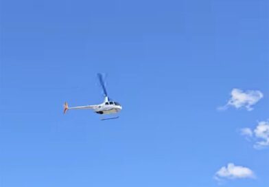 O que está acontecendo? Mais um helicóptero pousa em Natividade e desperta a curiosidade dos moradores