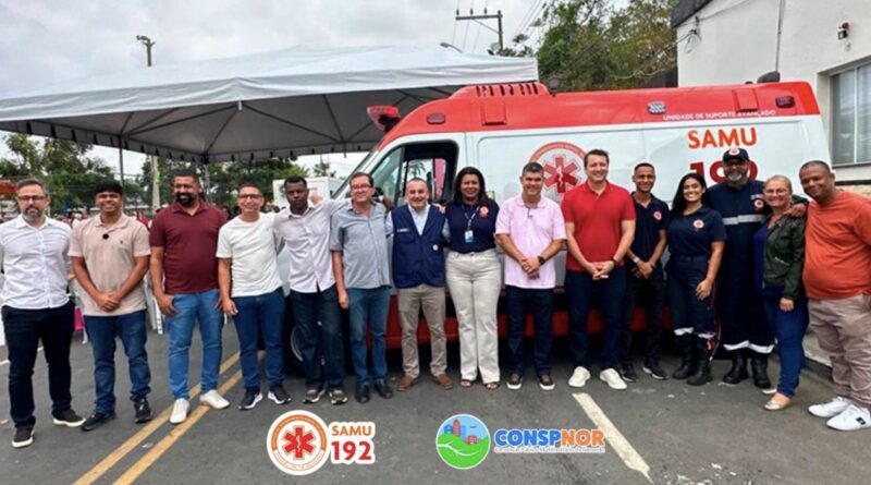 Itaperuna recebe duas novas ambulâncias para reforçar atendimento do SAMU-NF