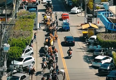 Cavalgada e Carros de Bois movimentam as ruas de Natividade neste sábado